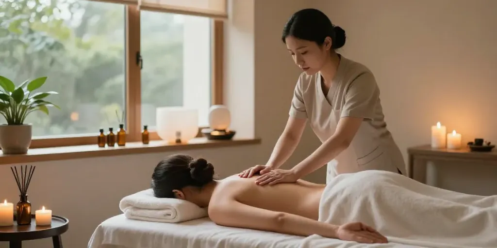 Relaxing General Spa Service with soothing massage and calming ambiance