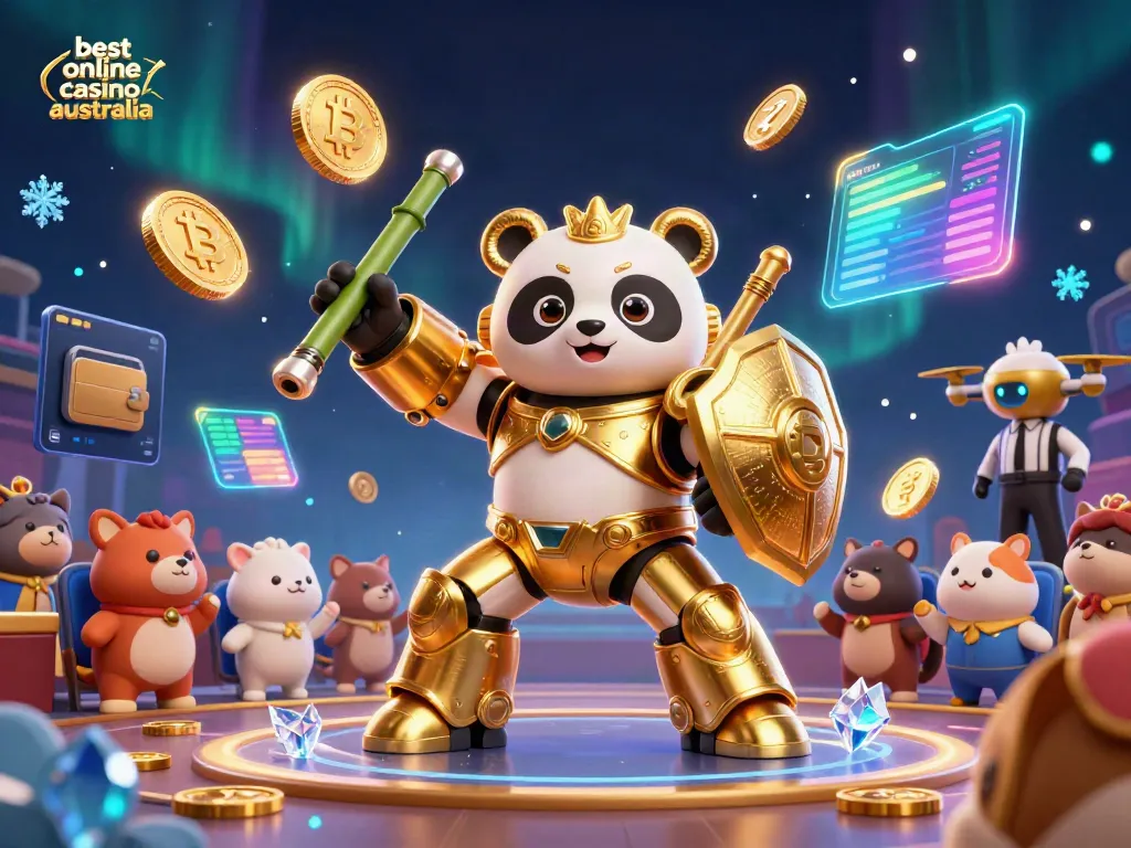 Experience the excitement at the best online casino Australia with vibrant 3D elements and animated characters.